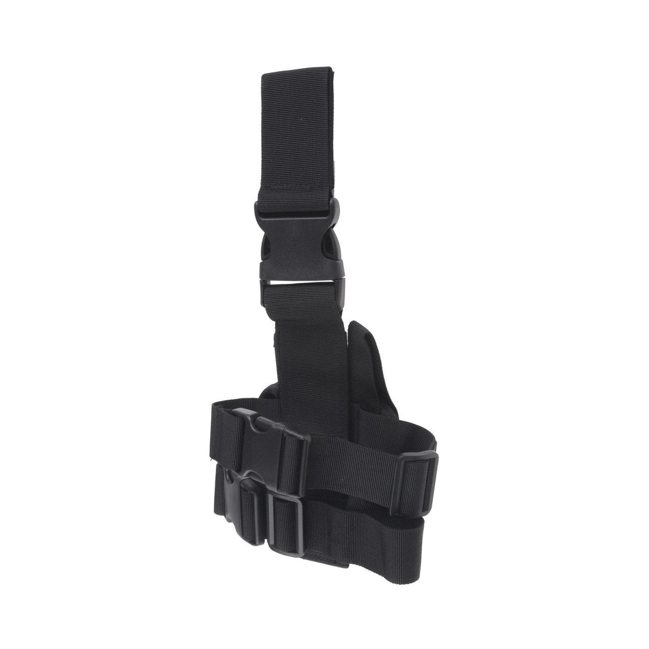 Drop-Leg Holster with Magazine Pouch - Black