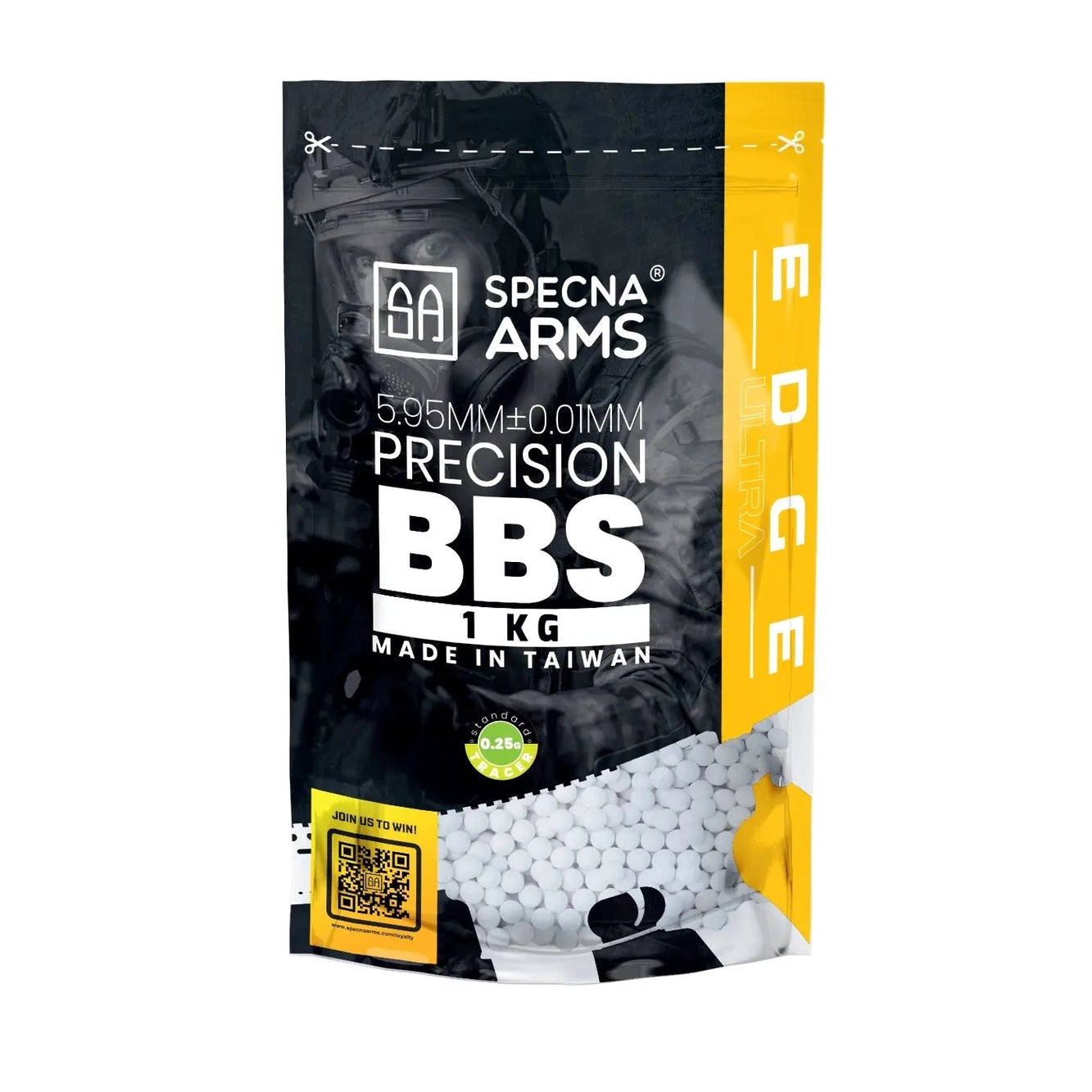 Tracer 0.25g Specna Arms EDGE ULTRA™ precision bullets - 1 kg - green