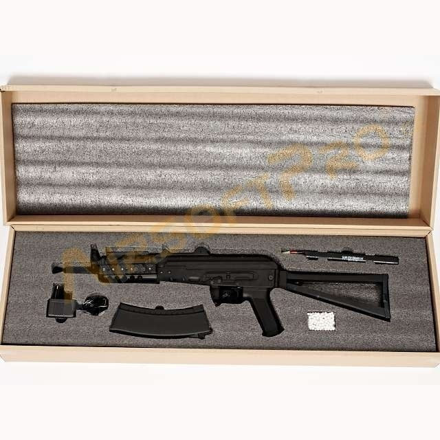 Airsoft rifle AKS-74UN RAS - full metal (CM.045C)