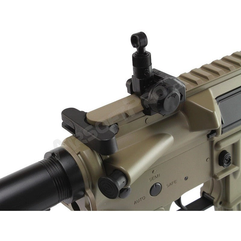 M4 RIS CQB ar trokšņa slāpētāju (CM.513) - TAN