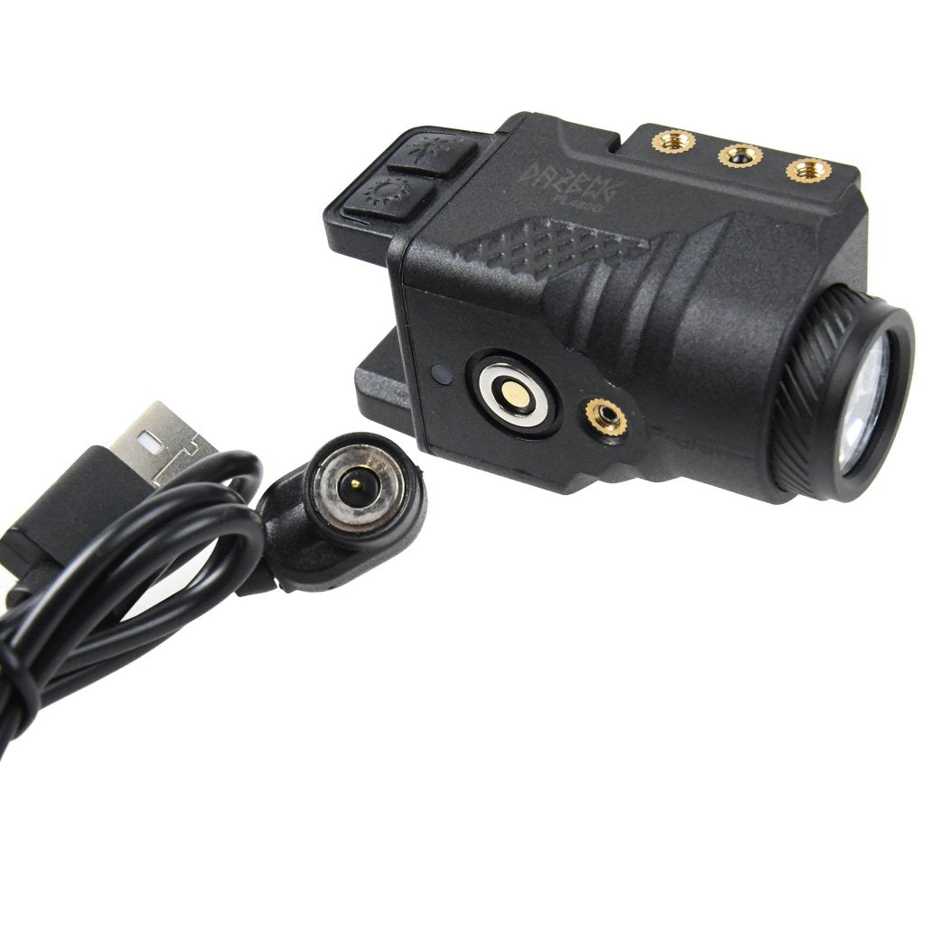 DAŽBOG LA01R flashlight with red laser Black