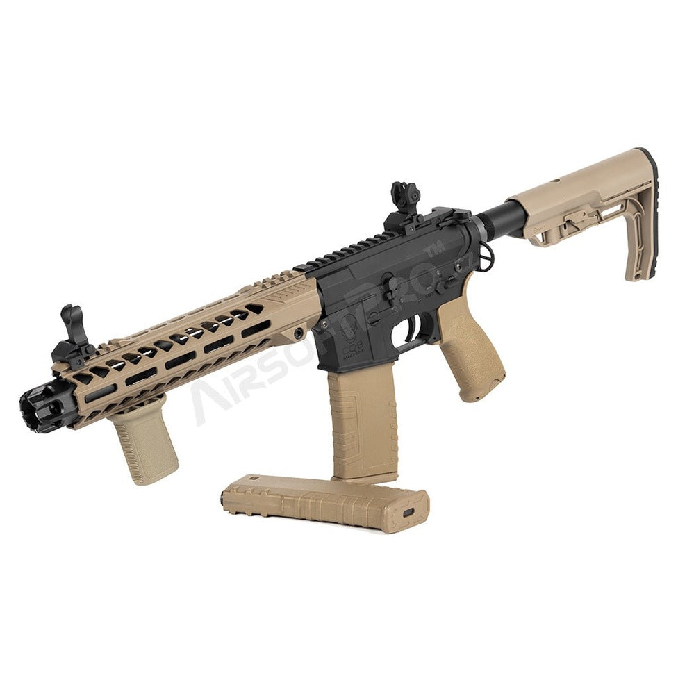 CQB Machine MOD-2 UPGRADE, Kestrel ECU, 2 magazines - Half TAN