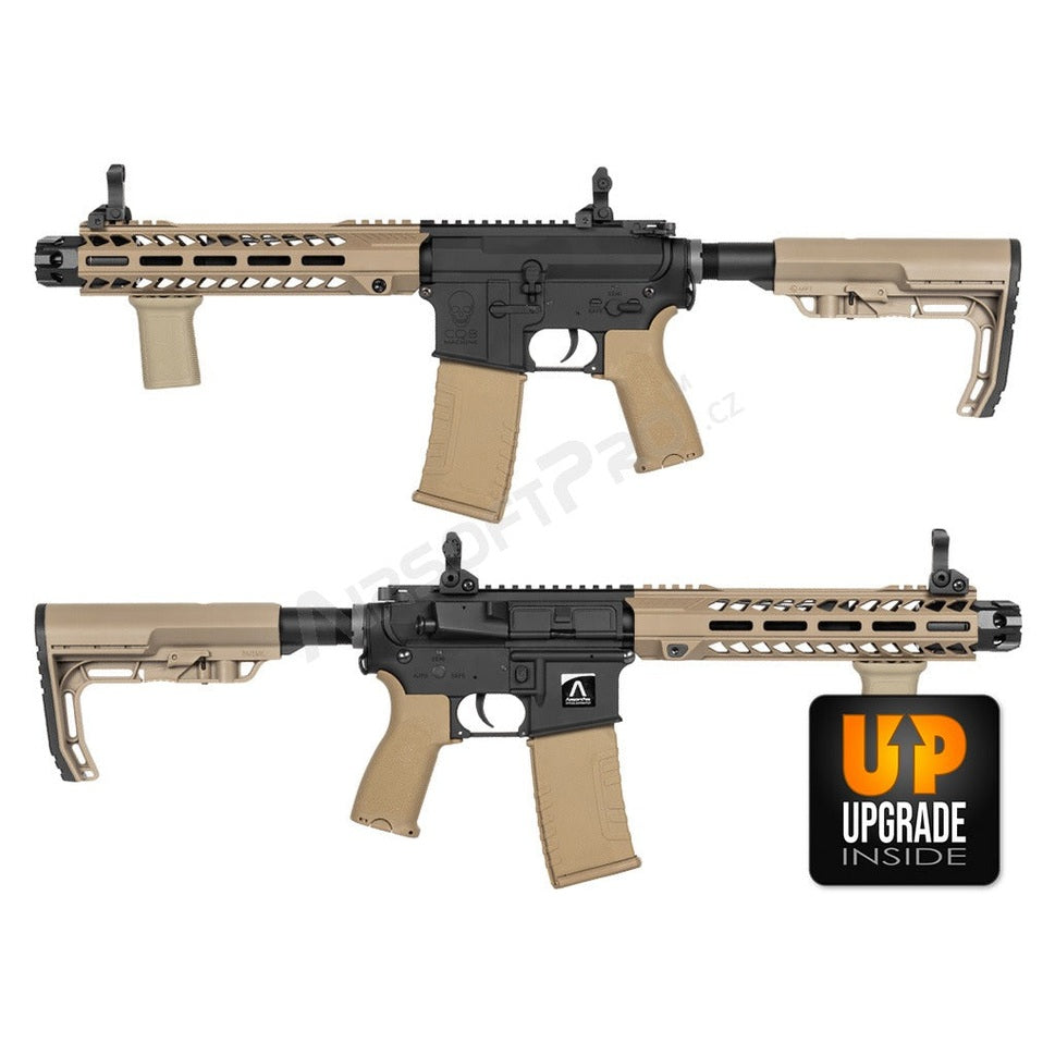 CQB Machine MOD-2 UPGRADE, Kestrel ECU, 2 magazines - Half TAN