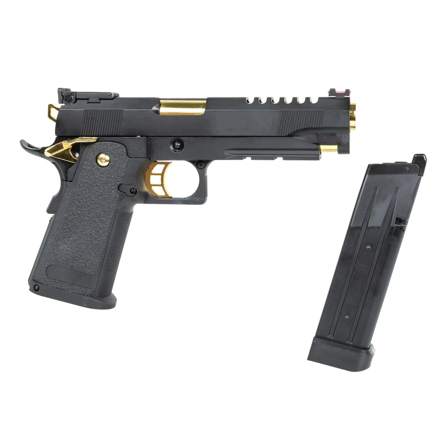 E&C EC-2104 airsoft pistole melna un zelta krāsā