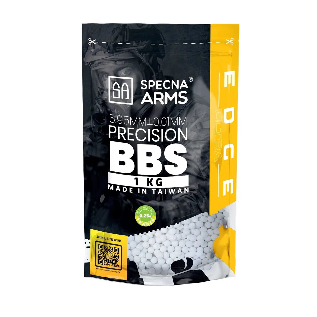 Tracer BIO 0.25g Specna Arms EDGE ULTRA™ BIO precision BB's - 1 kg - green