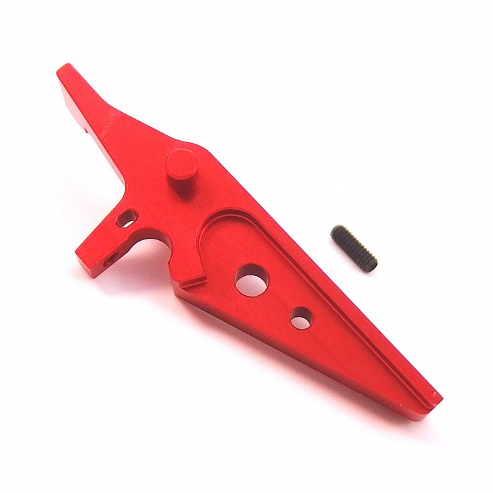 Flat CNC trigger red