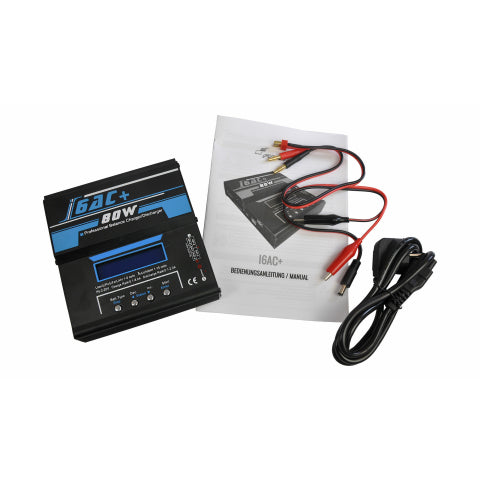 VRX I6AC 80W AC/DC Charger / Balancer Dual Power 12V-220V