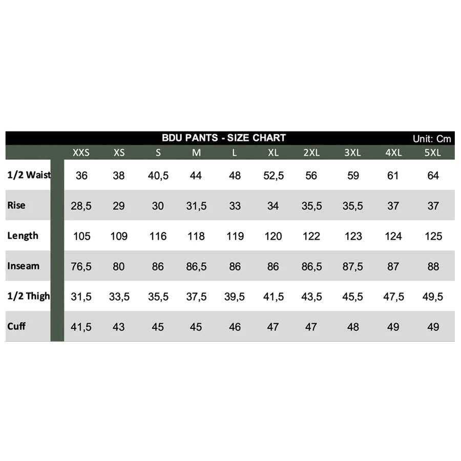 Fostex Garments BDU Pants (Green) (Small)