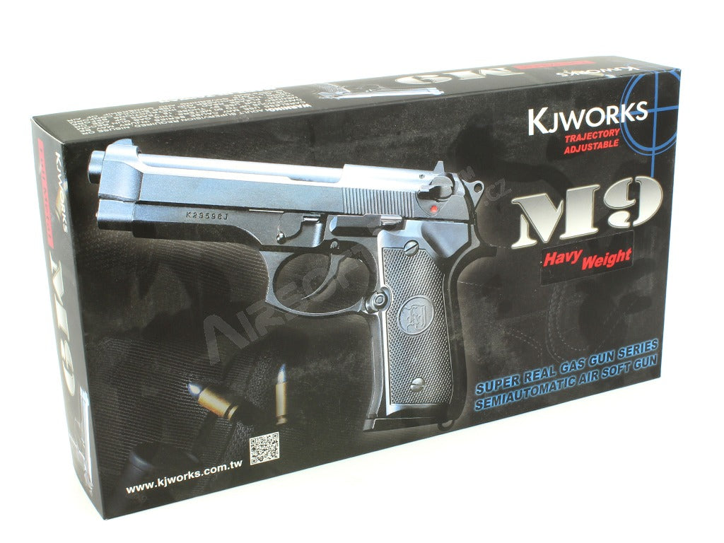 Airsoft pistol M9 HW, gas blowback - black