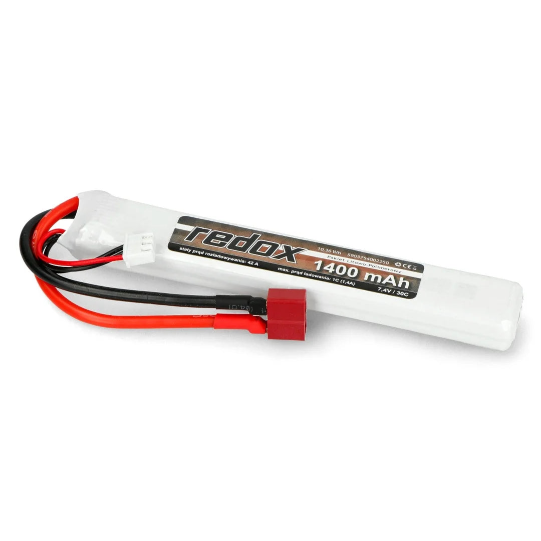 Li-Pol Redox akumulators 1400mAh 30C 2S 7,4V