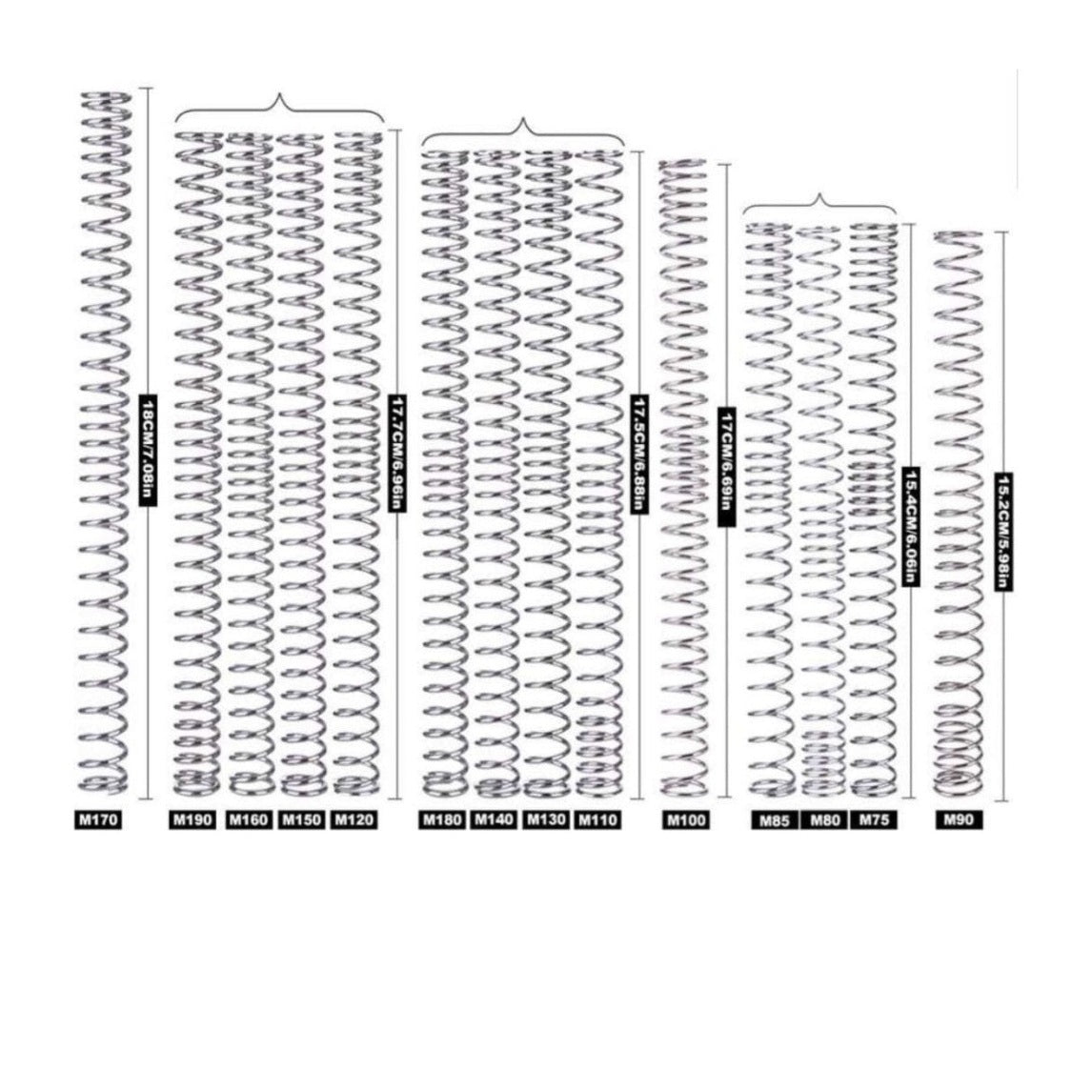 SHS M120 non linear spring for AEG