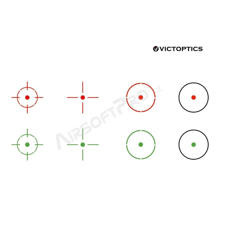 Red Dot Sight VictOptics Z1 PLUS 1x23x34, metal construction