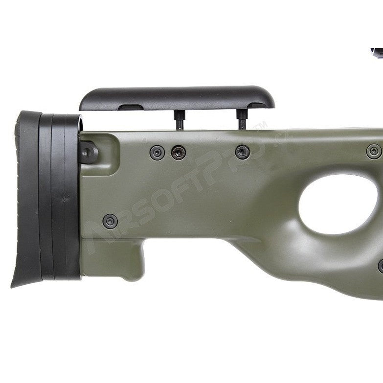 Airsoft snaiperis L96 OD (MB01C UPGRADE) + tēmeklis un bipods - OD