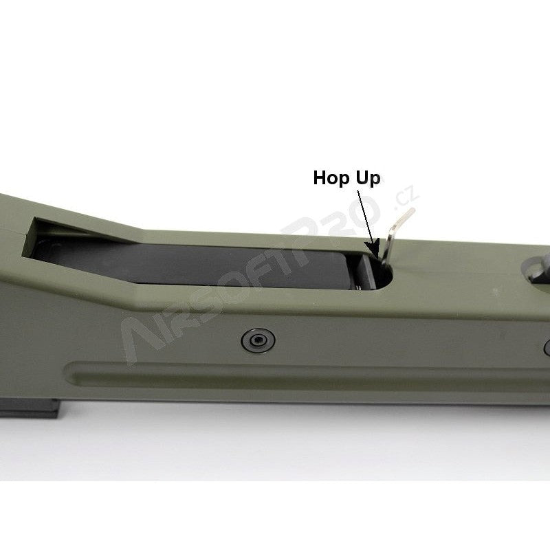Airsoft snaiperis L96 OD (MB01C UPGRADE) + tēmeklis un bipods - OD