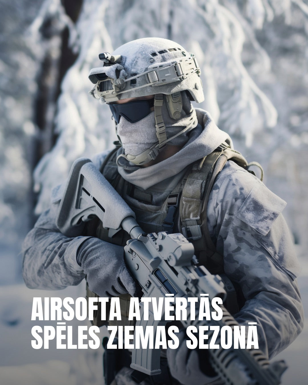 Airsofta atvērtās spēles ziemas sezonā
