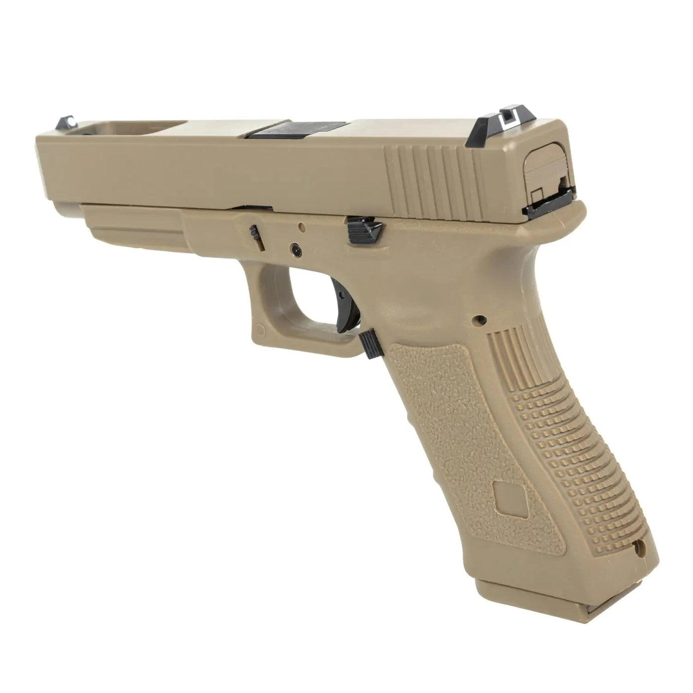 [EIC-02-046380] E&C EC-1201 Tan airsoft pistol