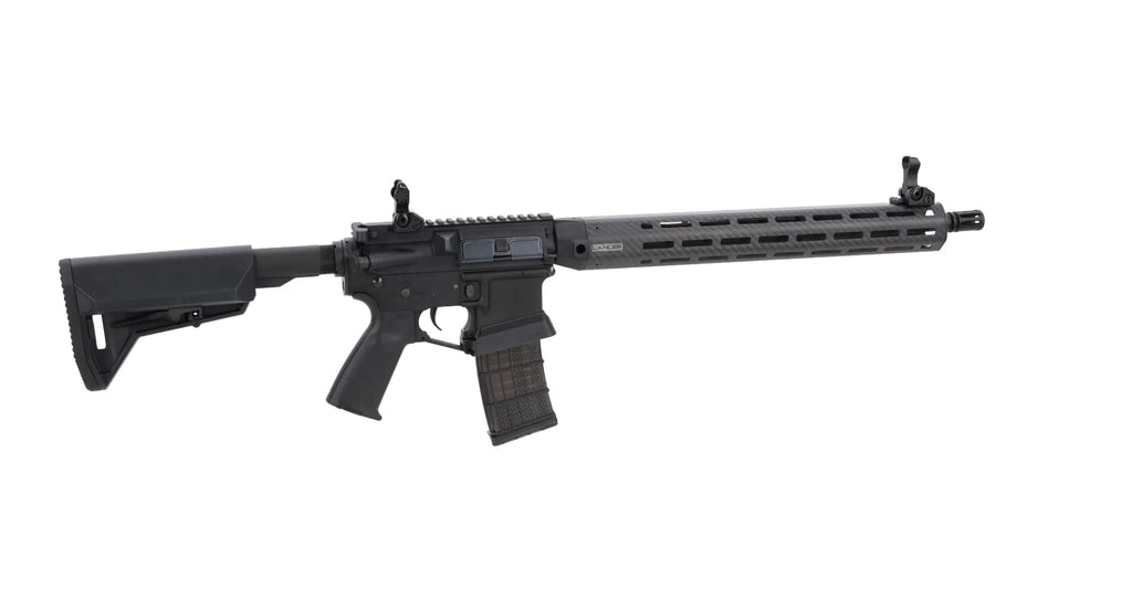 King Arms x Lancer Systems airsoft Carbine L15 LCH7 15" Real Carbon Black