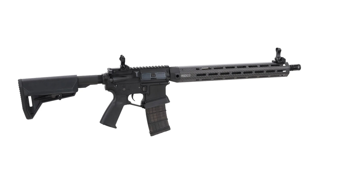 King Arms x Lancer Systems airsoft Carbine L15 LCH7 15" Real Carbon Black