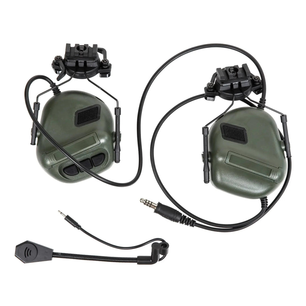 Wosport HD-11 Gen. 5 aktīvie dzirdes aizsargi, olīvkrāsas 