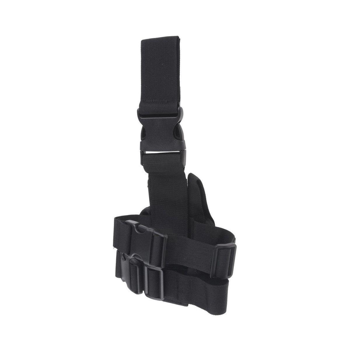 Drop-Leg Holster with Magazine Pouch - Black