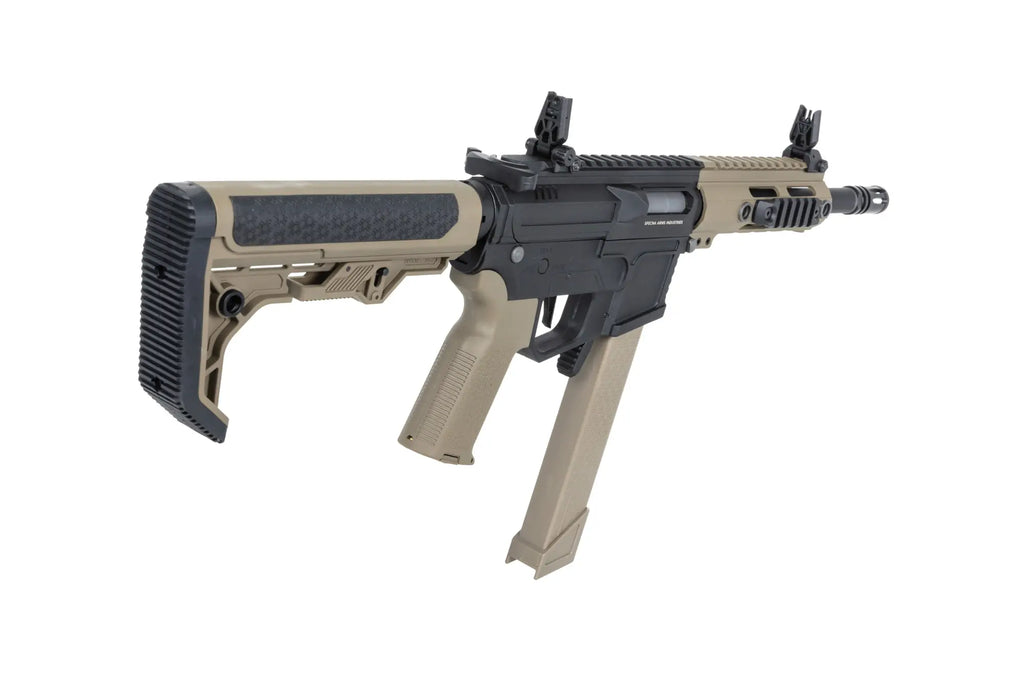 Specna Arms M4/AR15 SA-FX01 FLEX Gen.2 AEG Assault Rifle 9" – Half-Tan