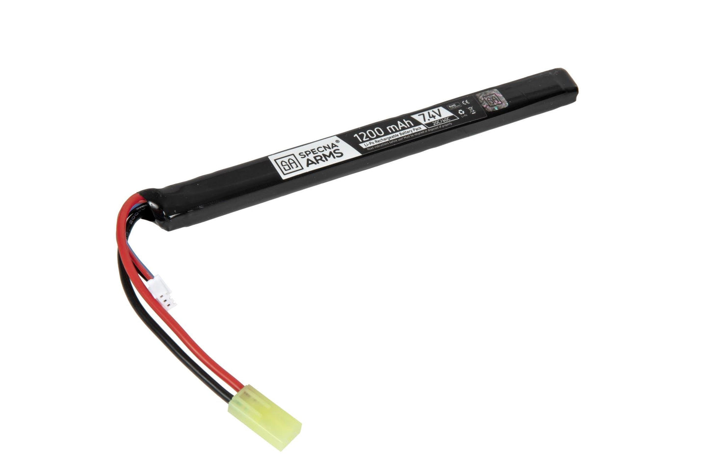 [SPE-06-029457] LiPo 7.4V 1200mAh 20C/40C Battery – Tamiya - Under AK Dust Cover