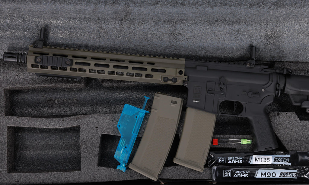 Specna Arms M4/AR15 SA-P30 PRIME BLDC AEG 14" assault rifle - Olive