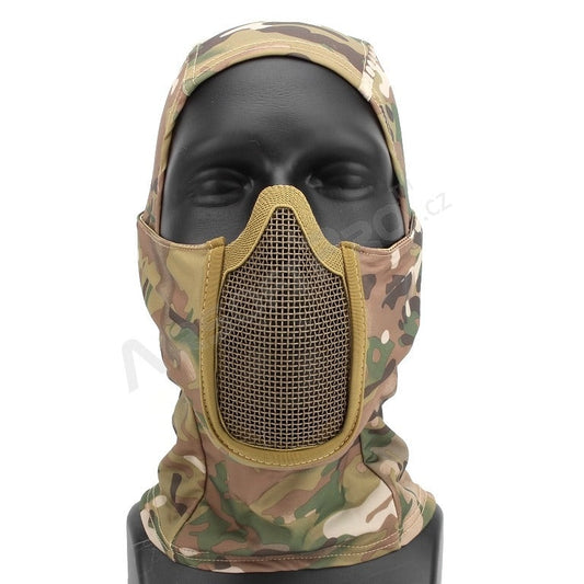 Face mask Shadow Warrior with hood - Multicam