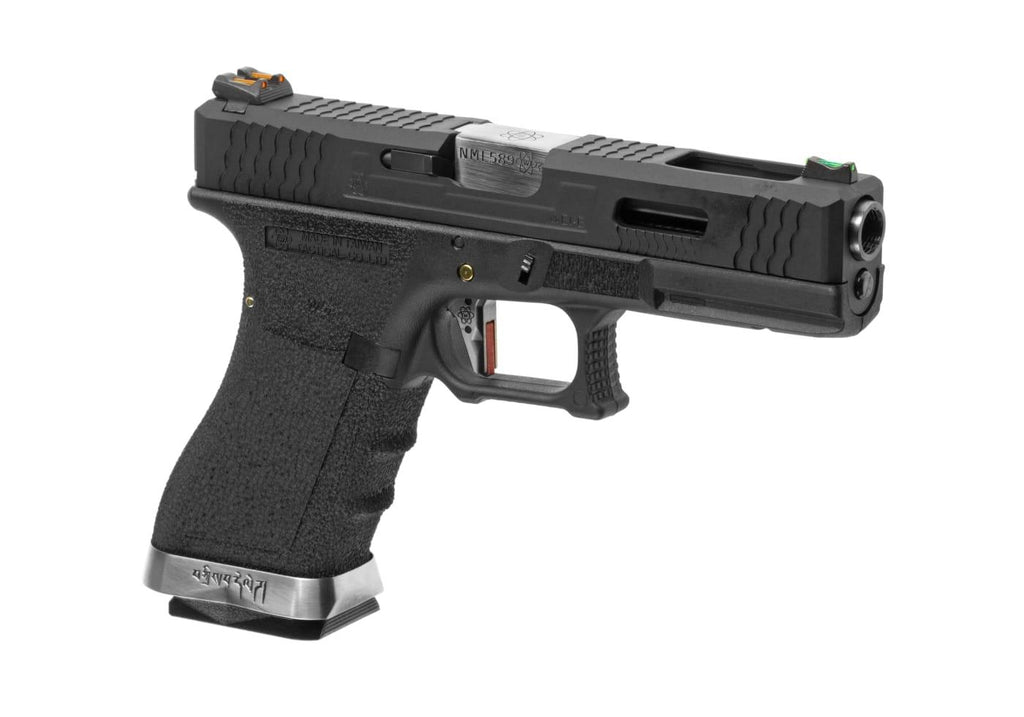 G-Force 17 BK Silver Barrel Metal Version GBB