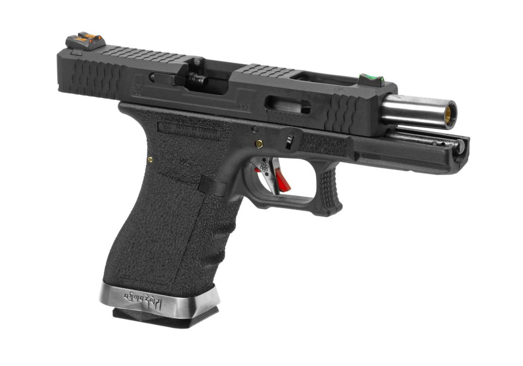 G-Force 17 BK Silver Barrel Metal Version GBB