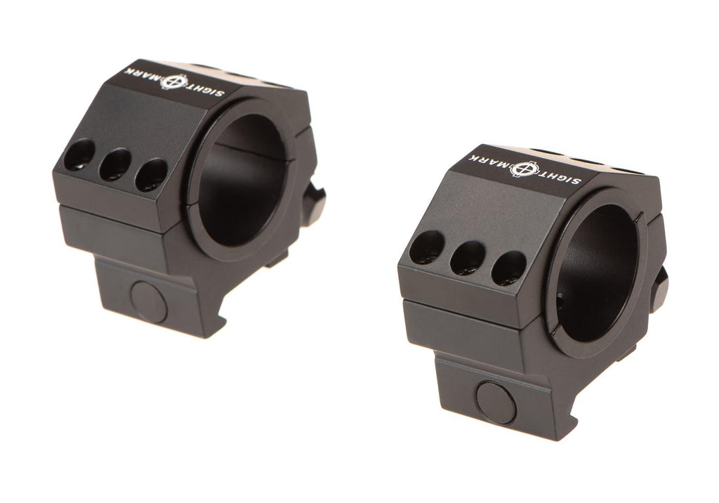 30mm / 25.4mm Tactical Mounting Rings - Low Height