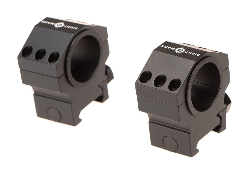 30mm / 25.4mm Tactical Mounting Rings - Medium Height