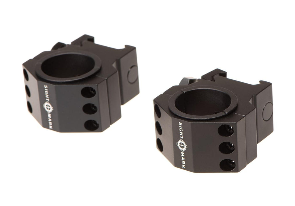 30mm / 25.4mm Tactical Mounting Rings - Medium Height
