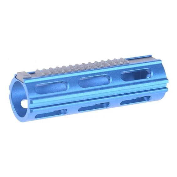 CNC aluminum piston with full steel teeth SA