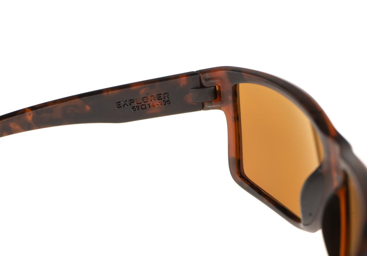 Explorer - Polarized - Tortoise Frame / Bronze Lens / Blue Mirror