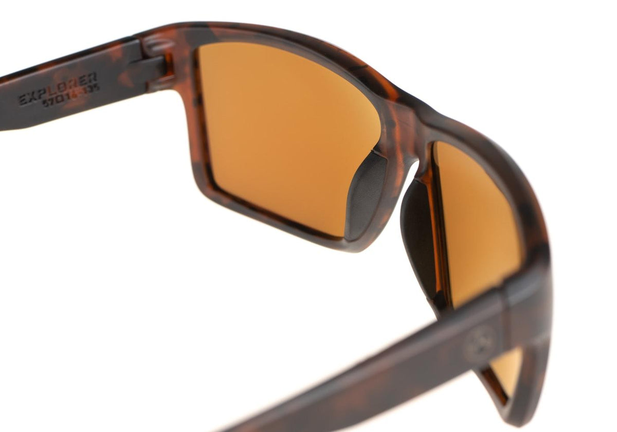 Explorer - Polarized - Tortoise Frame / Bronze Lens / Blue Mirror