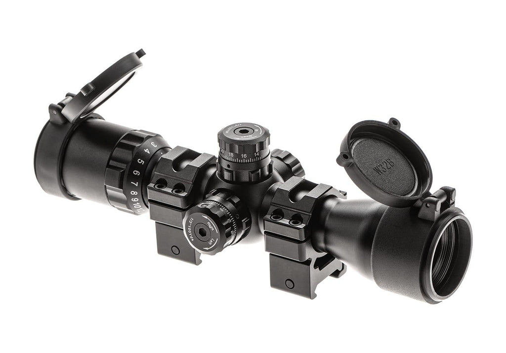 BugBuster 3-12X32 Scope Side AO Mil-Dot With QD Rings