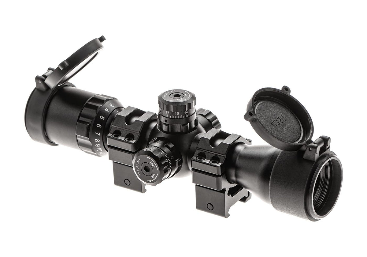 BugBuster 3-12X32 Scope Side AO Mil-Dot With QD Rings