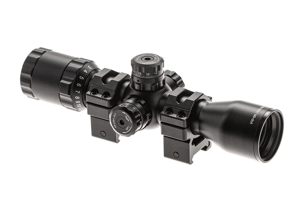 BugBuster 3-12X32 Scope Side AO Mil-Dot With QD Rings