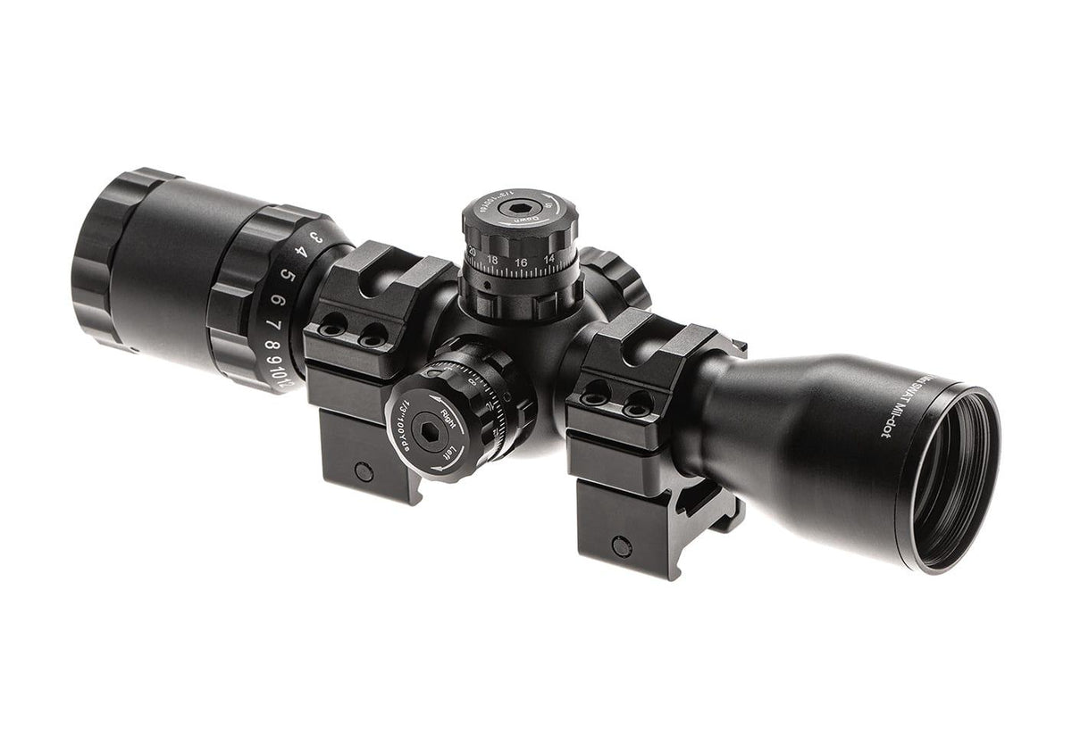 BugBuster 3-12X32 Scope Side AO Mil-Dot With QD Rings