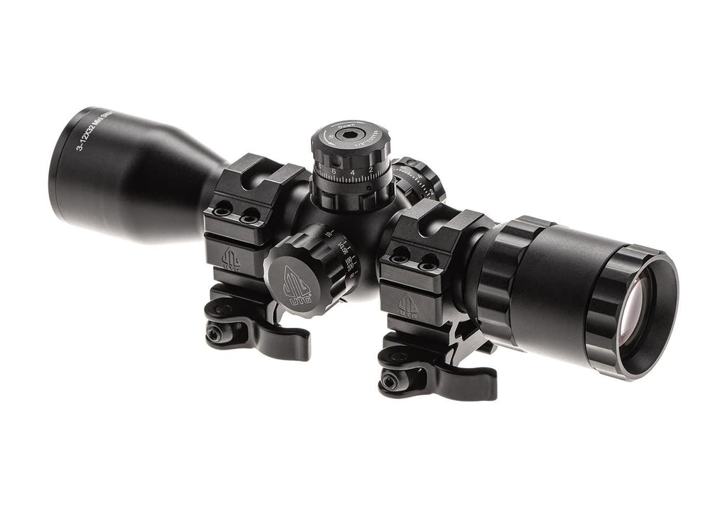 BugBuster 3-12X32 Scope Side AO Mil-Dot With QD Rings