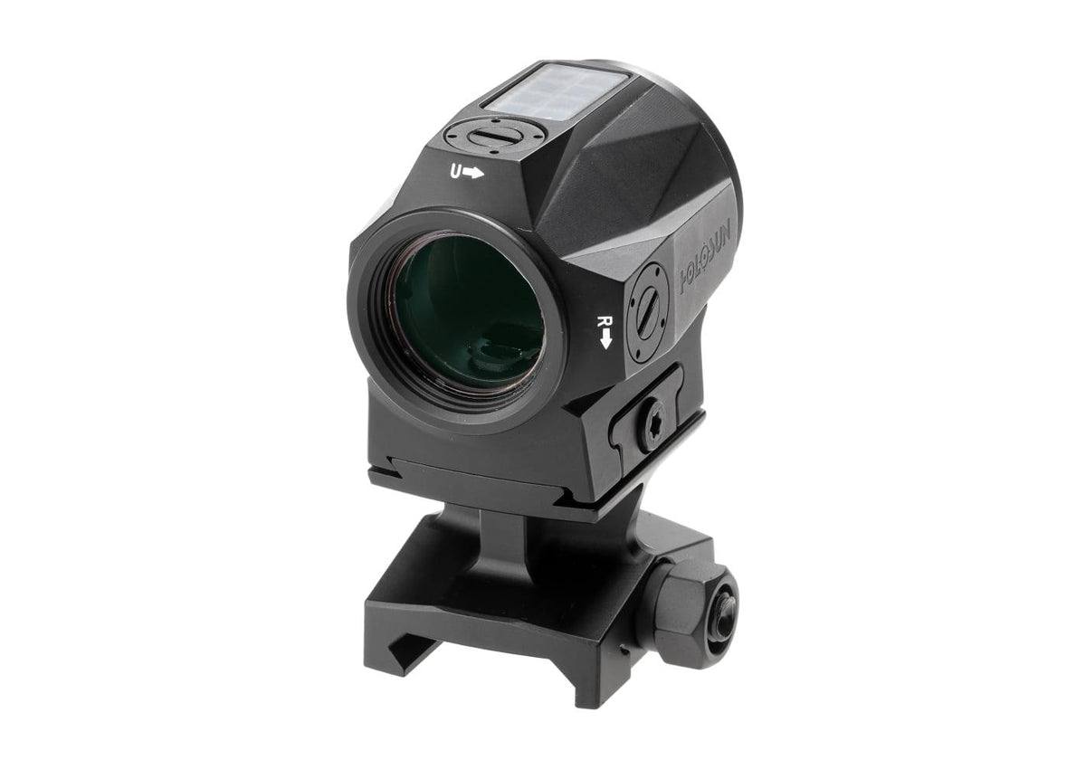 Solar Charging Rifle Sight Green Circle Dot