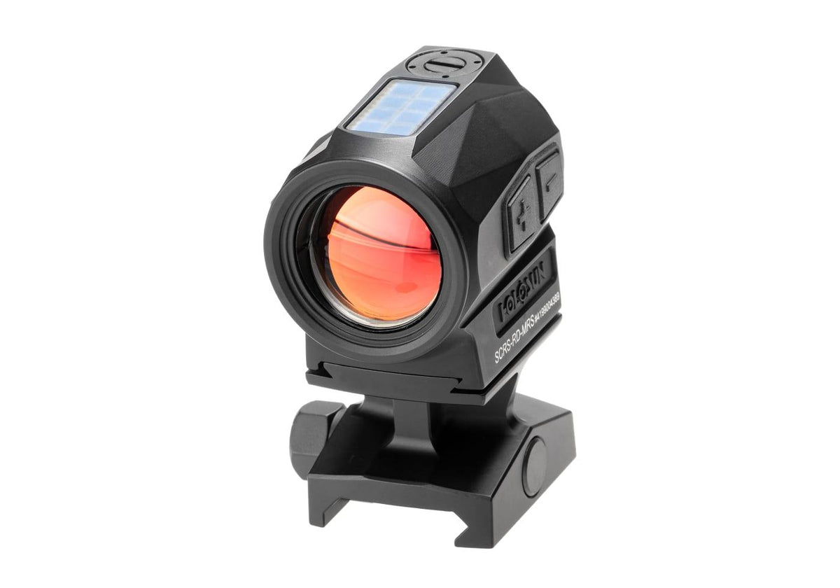 Solar Charging Rifle Sight Red Circle Dot