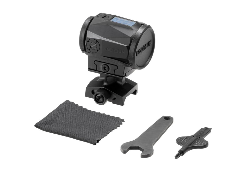 Solar Charging Rifle Sight Red Circle Dot