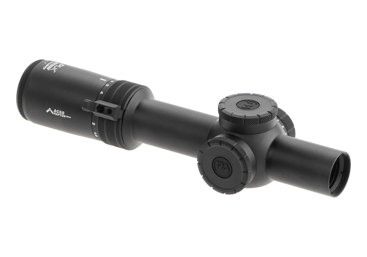 PLxC 1-8X24 FFP ACSS Raptor M8 Meters Reticle 5.56/.308