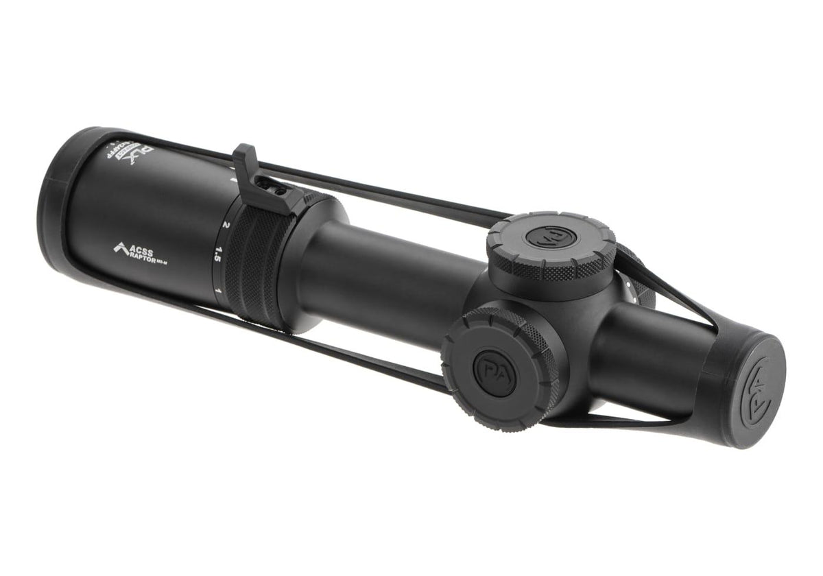 PLxC 1-8X24 FFP ACSS Raptor M8 Meters Reticle 5.56/.308