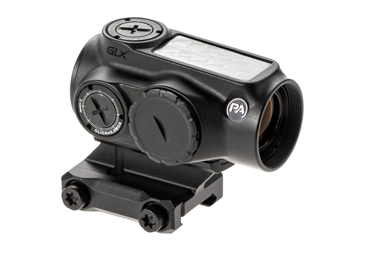 GLx MD-21S Push Button 21mm Microdot with AutoLive 2 MOA Red Dot Reticle