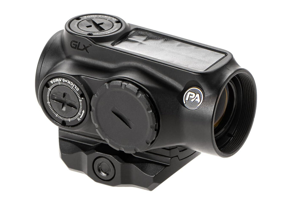 GLx MD-21S Push Button 21mm Microdot with AutoLive 2 MOA Red Dot Reticle