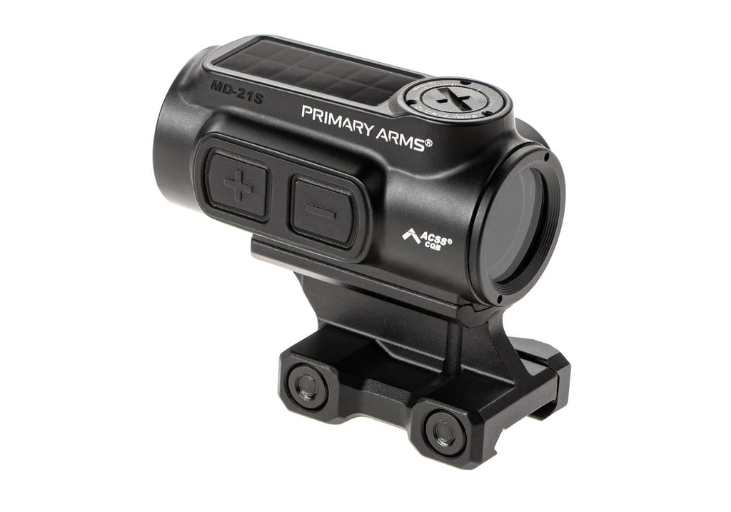 GLx MD-21S Push Button 21mm Microdot with AutoLive ACSS-CQB Red Dot Reticle