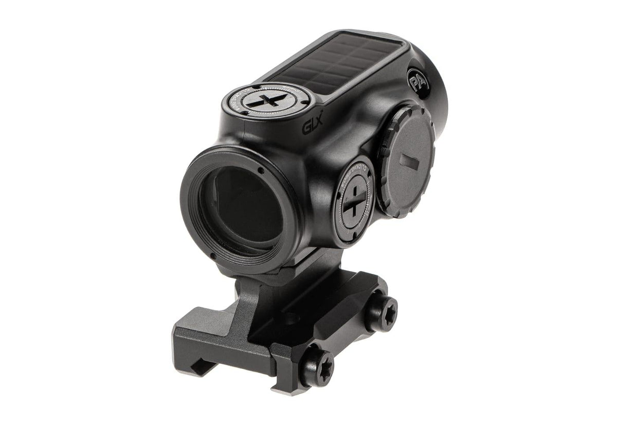 GLx MD-21S Push Button 21mm Microdot with AutoLive ACSS-CQB Red Dot Reticle